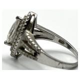 Staur Mirador Marquise-Cut Cubic Zirconia Ring, Size 9