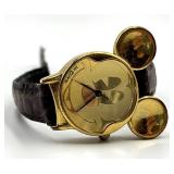 JAZ Disney Mickey Mouse Gold Tone Watch
