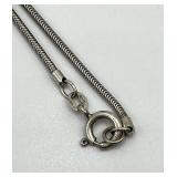 Sterling Silver Teardrop Pendant Necklace