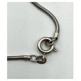 Sterling Silver Teardrop Pendant Necklace