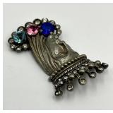 Queen Head Brooch Pin
