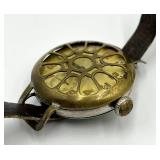 WWI Trench Watch with Shrapnel Guard