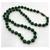 Malachite Bead Necklace