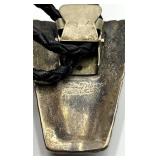 Native American Sterling Bolo Tie with Turquoise Inlay