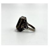 Sterling Silver Smoky Quartz Ring