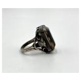 Sterling Silver Smoky Quartz Ring