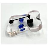 Clear Acrylic Pin Brooch / Pin