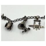 Sterling Silver Charm Bracelet