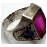 Antique Art Deco Men's Ring - Size 7