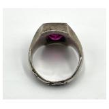 Antique Art Deco Men's Ring - Size 7