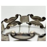 DaneCraft Sterling Scroll Link Bracelet