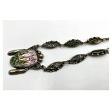 Taxco Mexican Sterling Abalone Necklace