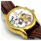 Armitron Musical Quartz Watch, Leather Band (Broken)