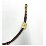 Mesh / Hair Pocket Watch Chain with T-Bar & Clip