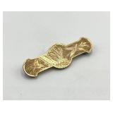 Victorian Etruscan Bar Brooch