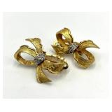 Jonas Bow Clip-On Earrings