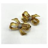 Jonas Bow Clip-On Earrings