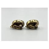 Simon Sebbag Designs 925 Pink Stone Clip-On Earrings