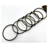 Interlocking Brass Circles Necklace MCM