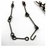 Interlocking Brass Circles Necklace MCM