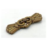 Victorian Bar Brooch Pin - Broken