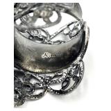 Dragon's Breath Fire Opal Filigree Ring