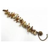 Miriam Haskell Agate Bracelet