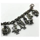 Coro 10 Commandments Charm Bracelet