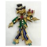 Scarecrow Brooch Pin