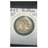1937 d buffalo nickel uncirculated