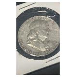 1963 d Benjamin Franklin half dollar