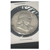 1963 d Benjamin Franklin half dollar