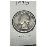 1935 Washington quarter