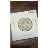 1941 barber half dollar