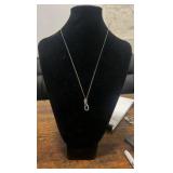 sterling silver chain and pendant