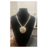 Sterling silver cat pendant and chain