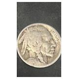 buffalo nickels lot of 5 1917-1937