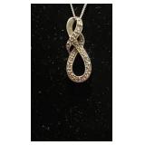 sterling silver chain and pendant