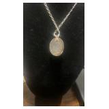 Sterling silver pendant and chain