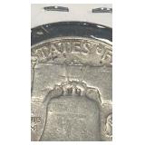 1954 d Benjamin Franklin half dollar