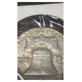 1962 d Benjamin Franklin half dollar