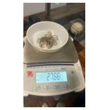 Sterling silver cat pendant and chain