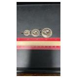 90% silver pendant made of a barber dime, quarter, and half dollar