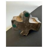 Wooden Folk Art Sculpture - Two Girls on Bench Hair Braiding, Hand-Painted