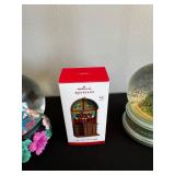 Hallmark Keepsake Box, Snow Globes & Candle Holders - Christmas Decor Set