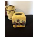 Palm Tree & Pinecone Decor Canister Set (5-Piece)