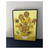 Vincent van Gogh Sunflowers Framed Print Reproduction 2 ft 7 in x 1 ft 11 in