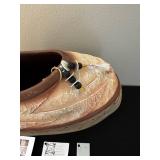 Steven Kaye Ceramic Vase - Handcrafted Pink Crackle Glaze with Leaf Motif