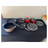 KitchenAid Nonstick Cookware Set - Pots, Pans & Glass Lids (Assorted Sizes)