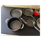 KitchenAid Nonstick Cookware Set - Pots, Pans & Glass Lids (Assorted Sizes)